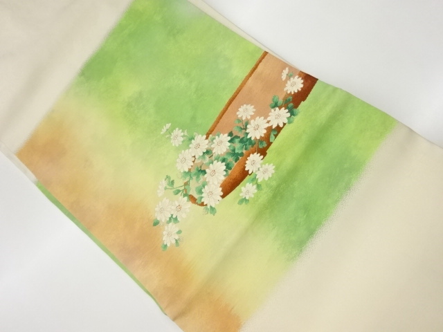 リサイクル　小菊模様織出し名古屋帯